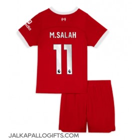 Liverpool Mohamed Salah #11 Koti Peliasu Lasten 2023-24 Lyhythihainen (+ Lyhyet housut)